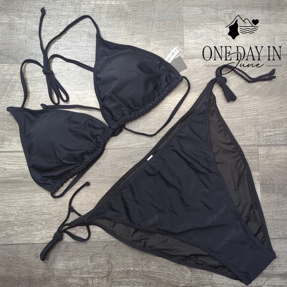 Tempt Me Halter Tie Back Tie Side Bikini Swimsuit Size 22W - Picture 2 of 6